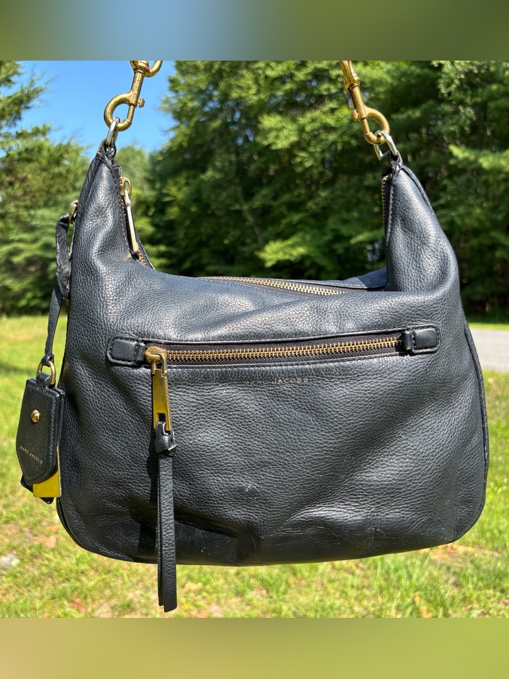 Marc Jacobs Black Leather Shoulder Bag